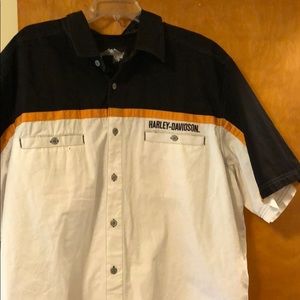 Harley Davidson 3XL short sleeved button down